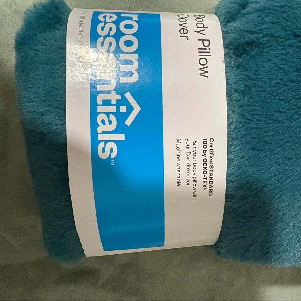 Target Teal Plush Pillow Cover